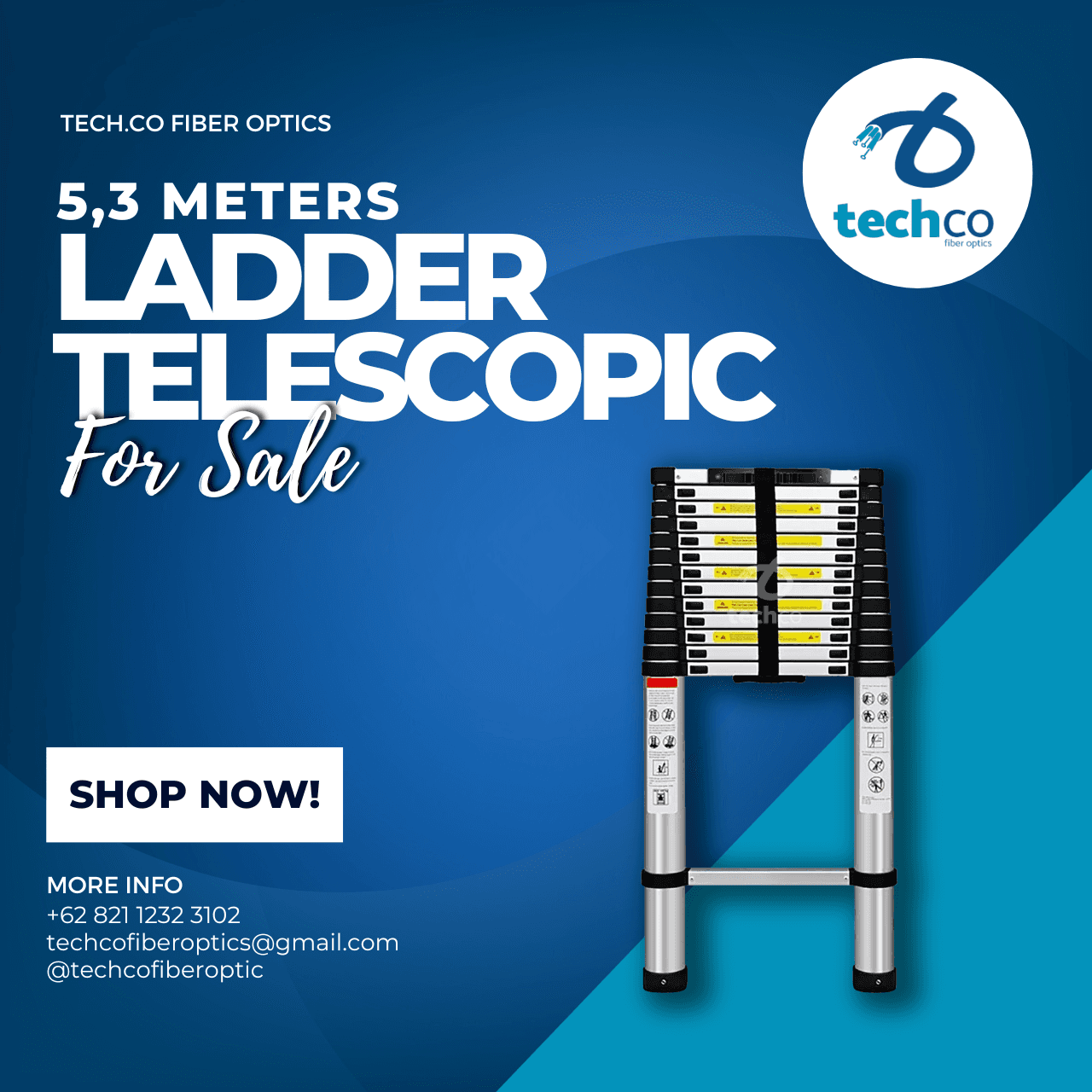 Ladder Telescopic 5,3 Meter